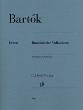 Bartok Romanian Folk Dances Piano Solo Sheet Music Book NEW 051481402