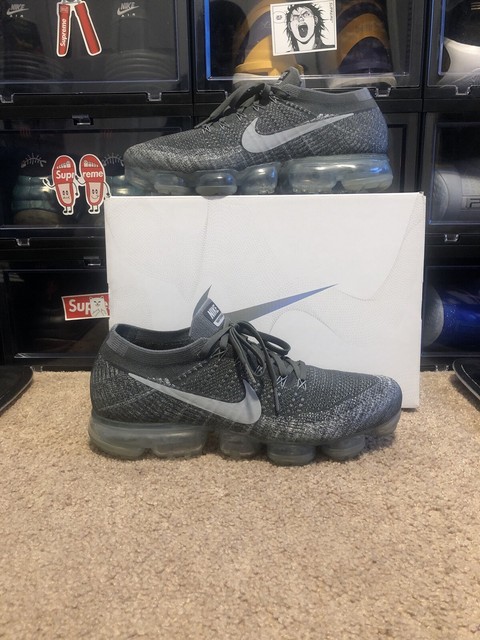 nike vapormax flyknit asphalt grey