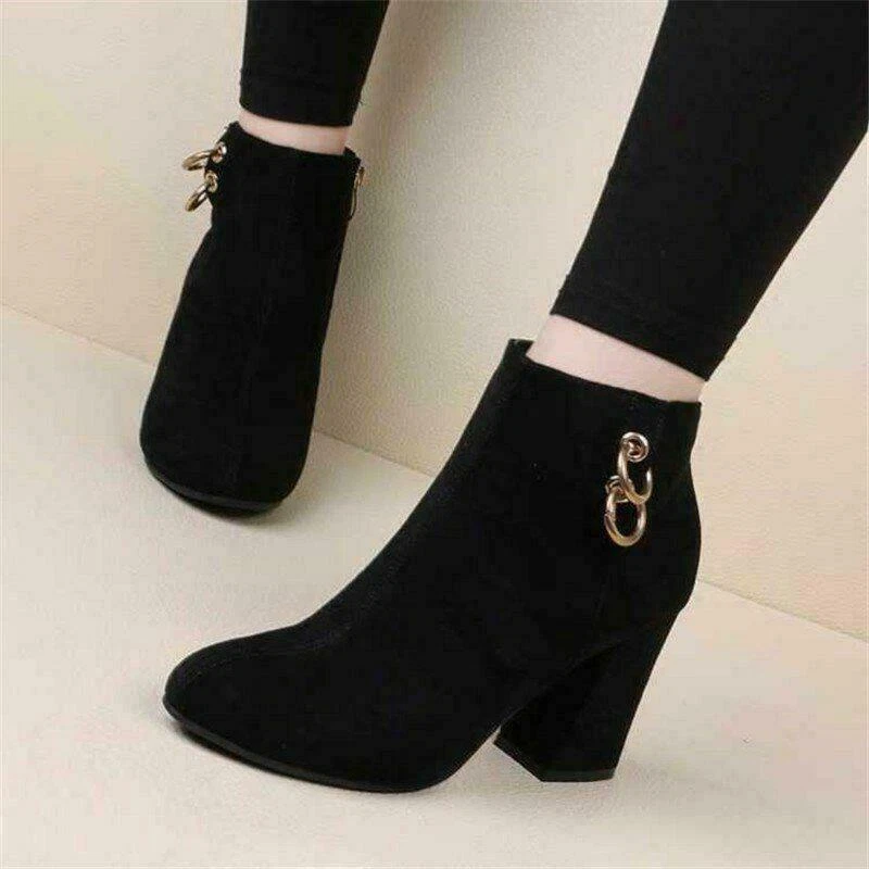 2022 Zapatos Botas Para Mujeres De Otoño Invierno Casual De Moda | eBay