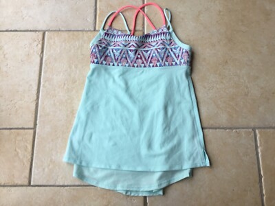 Ivivva Mädchen türkis Rackerback Athletik Tank Top, Größe 12 Canada