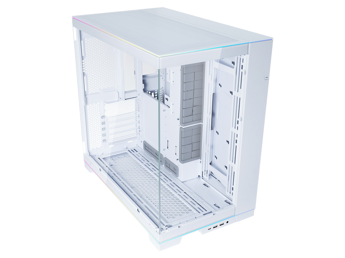 LIAN LI O11 EVO RGB White Aluminum / Steel / Tempered Glass ATX
