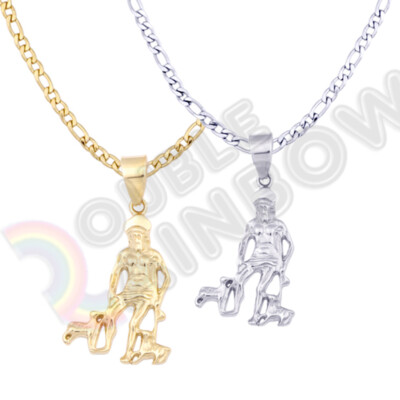 Saint Lazarus CADENA DE SAN LAZARO Stainless Steel Pendant Necklace Chain*P226