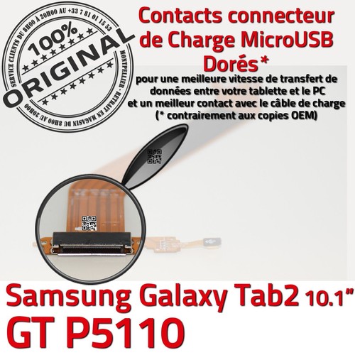 ORIGINAL TAB 2 GT P5110 Port USB Connecteur de Charge Nappe Microphone Chargeur - Photo 3/5