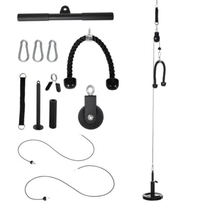 Lat Pull Down Fitnessstudio Kabel Befestigung Riemenscheibensystem Seilheben Gewicht Fitness