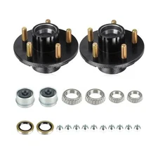 AEagle 2 Sets 5 on 4.5" Bolt Circle Trailer Hub 5 Lug Idler Hub Kits for 3,50...