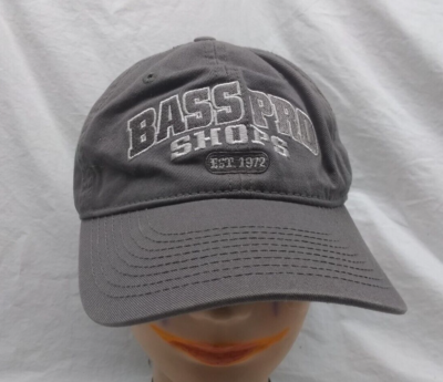 BASS Pro Shops エステート1972 帽子+フックのセット Bass Pro Shop EST. 1972 Grey Cap Hat 100% Cotton Excellent
