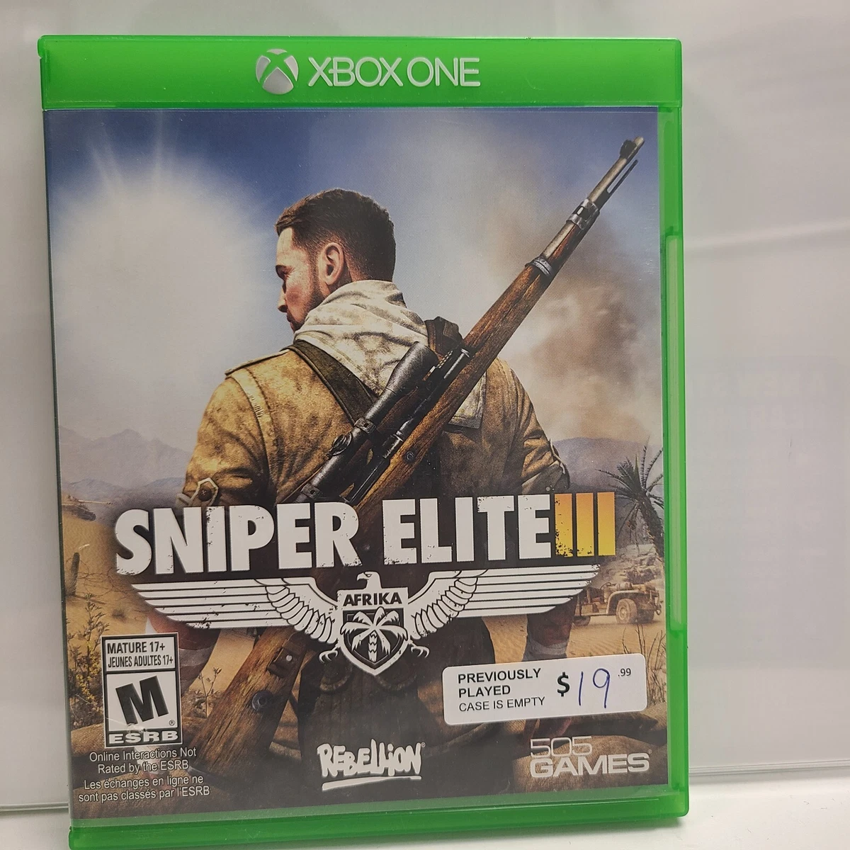 Sniper Elite 3 III Microsoft Xbox ONE Tested and Working eBay