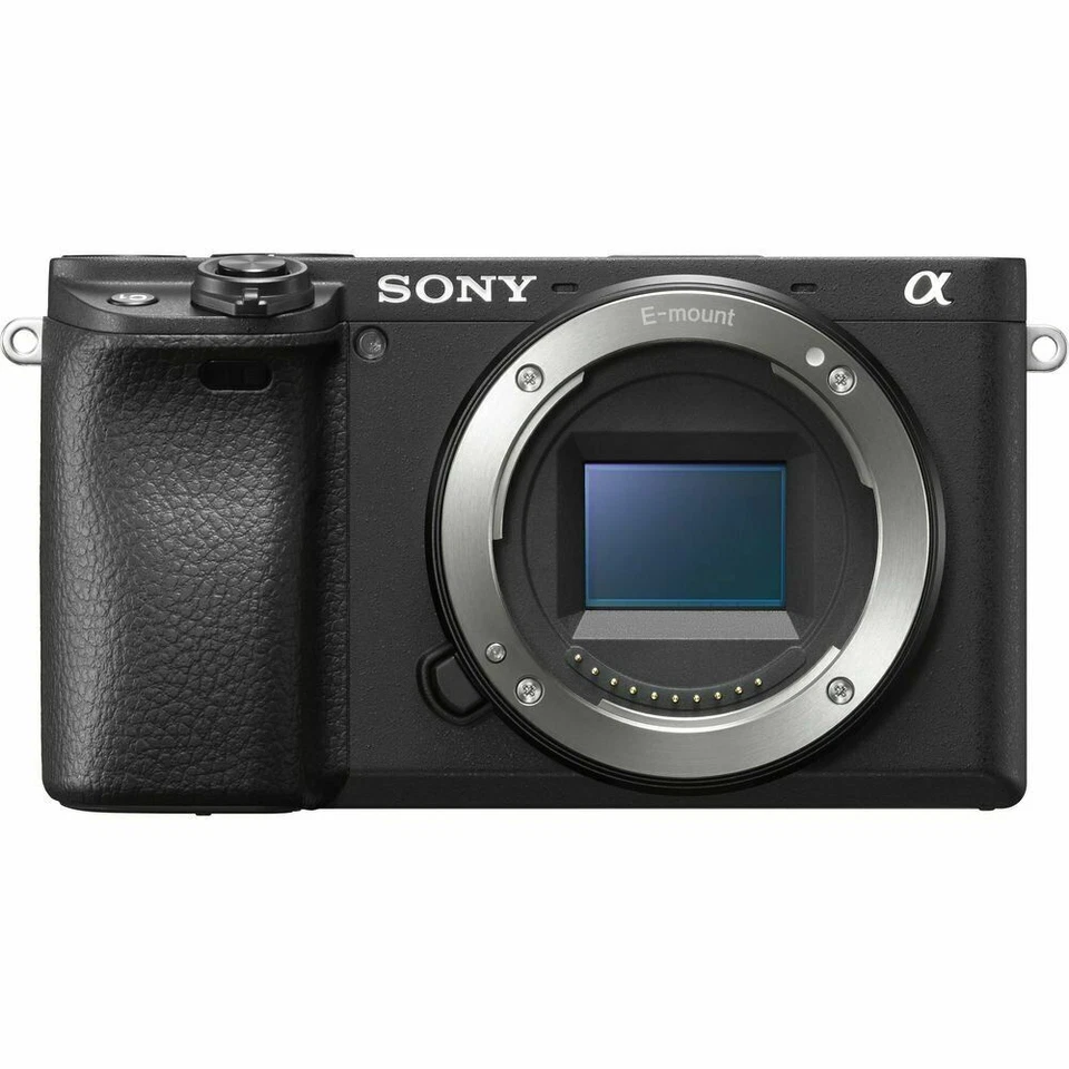 Sony Alpha a6400 16-50mm 24.2MP 3.0" Mirrorless Digital Camera with GP-VPT1 Grip & ECM-GZ1M Mic (Body Only)