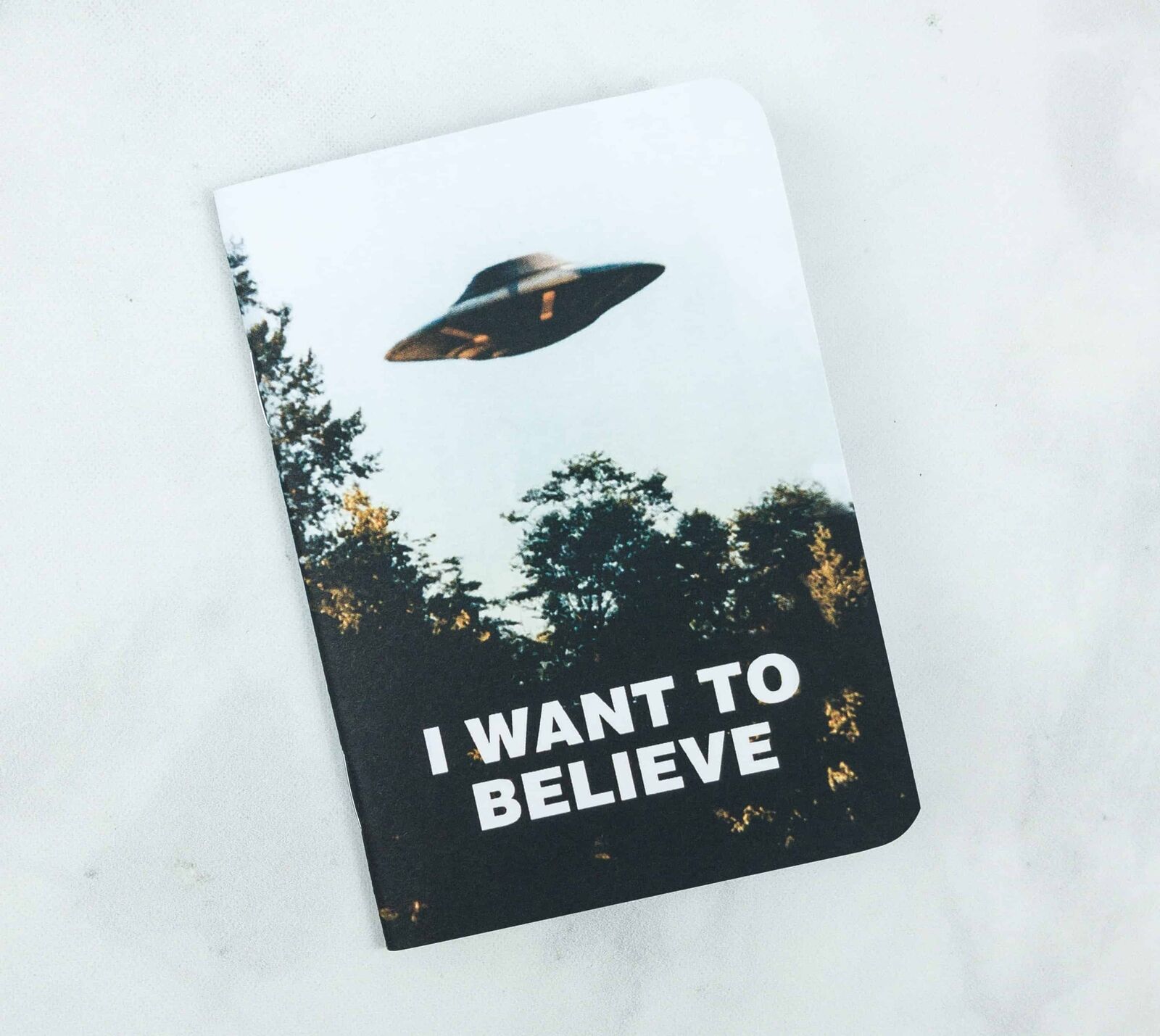 The X-Files "I Want to Believe" Hardcover Pocket Journal - Loot Crate EXCLUSIVE