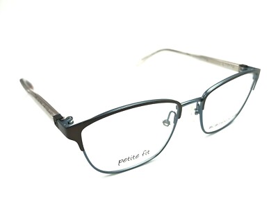 BCBG MAXAZRIA Hilda Brown Blue Square Eyeglasses Frames  display picture 2