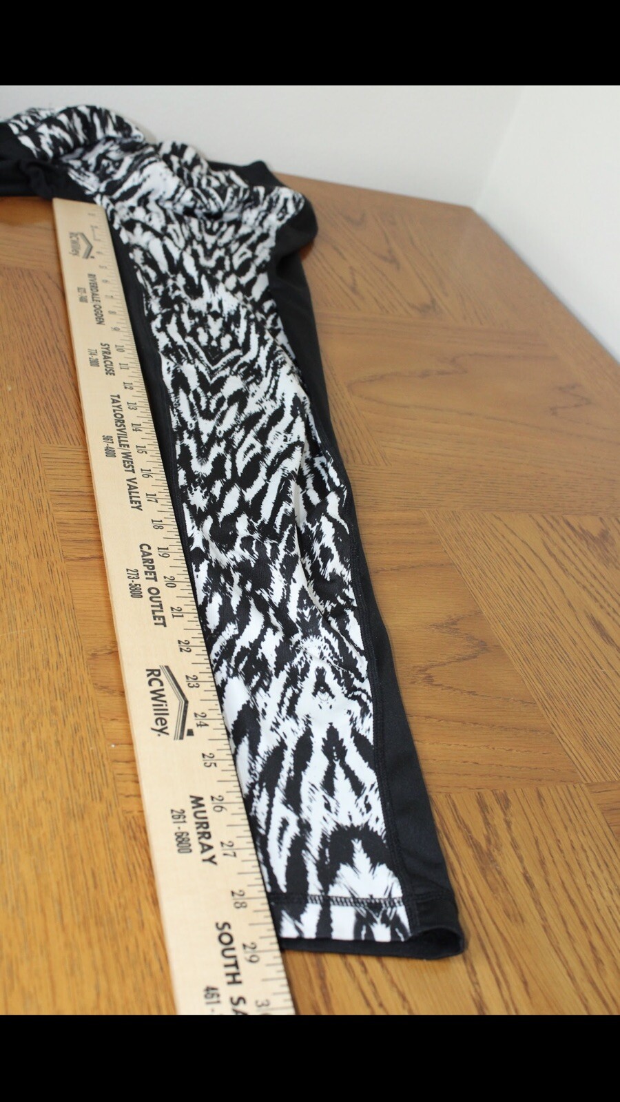 Zella Lateral Legging Black Desert Python Size L - image 9