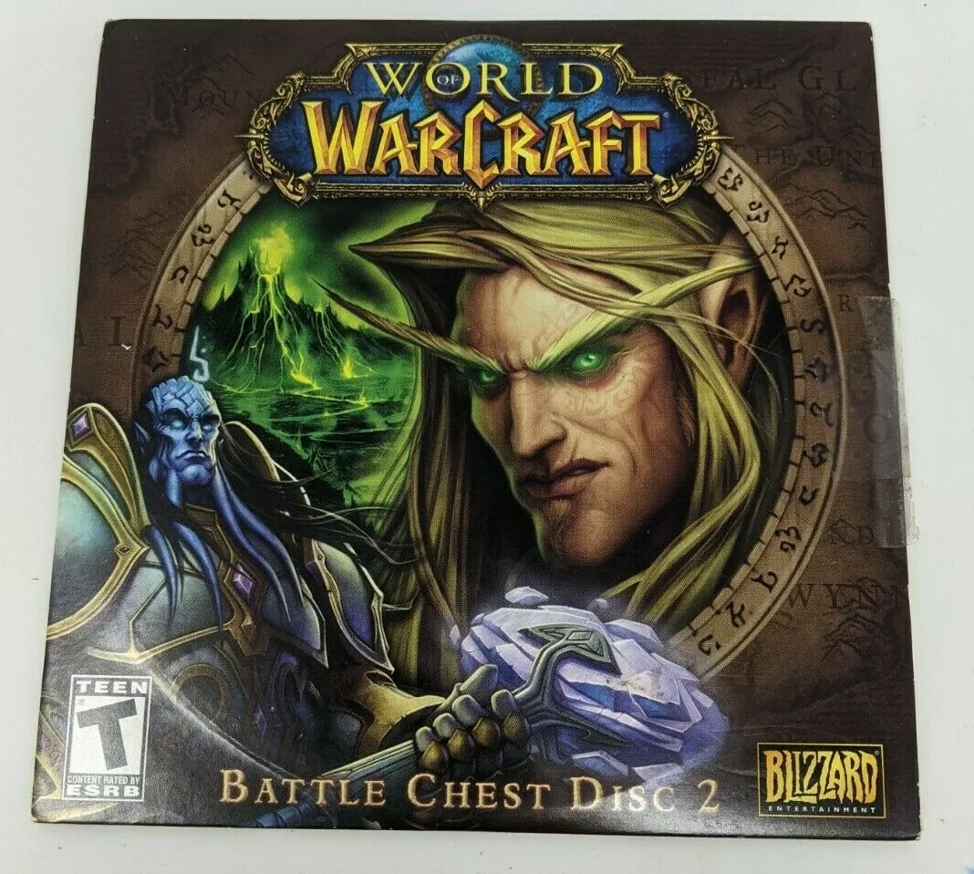 World of Warcraft Cover GAME Case Carton Box and cd NO GAME