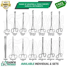 Range of Grasping & Tissue Forceps Intestinal Surgical Instruments German Grade