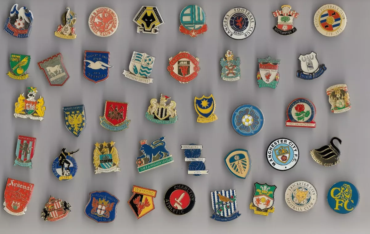 English Football Clubs by Badge