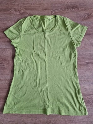 s. Oliver stretch Basic Bluse Tunika Hängerchen Shirt  Gr. 40 neon Gelb-grün