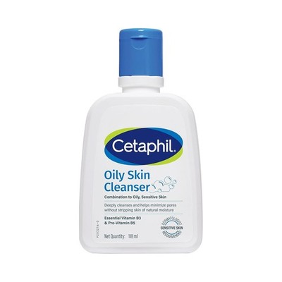 Cetaphil Oily Skin Cleanser | Gentle Face Wash for Oily & Acne-Prone Skin 118ml