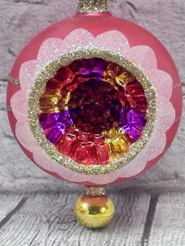 Christopher Radko Joya Reflector A Adorno Oro Rosa 9.5 pulgadas 86-016-1 - Imagen 3 de 12