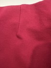 Chico's So Slimming Knit Pull On Ankle Pants Size 2.5 Cranberry fake pockets  — photo 2