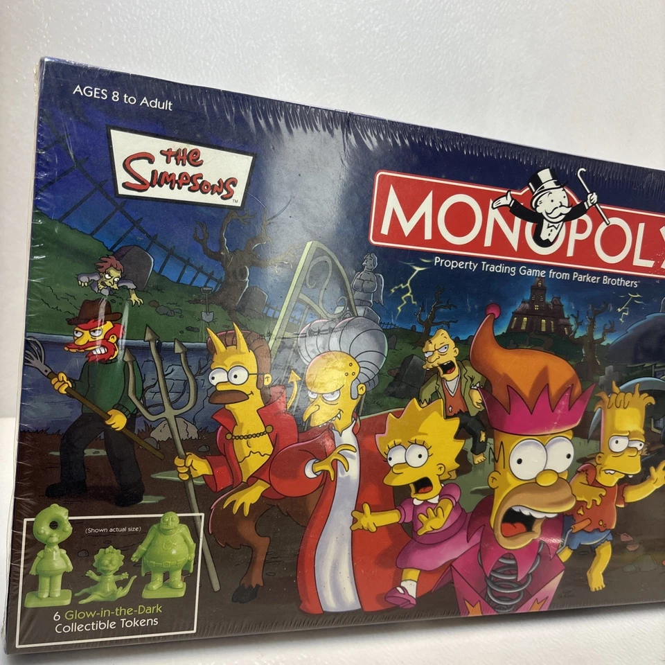 SIMPSONS Treehouse of Horror MONOPOLY Sealed New Hasbro 2005 VTG Collectors Read - Image 2 of 4