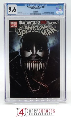 2008 MARVEL COMICS AMAZING SPIDER-MAN #569 ANTI-VENOM VARIATION EDITION CGC 9.6