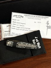 Johan Vd Walt JBA M390 Linerlock Custom South Africa