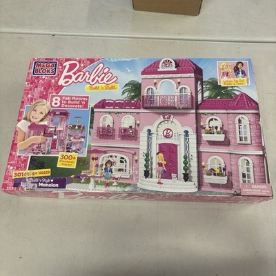 Mega Bloks 80228 Barbie Build  N Style Pool Party 159 Pieces NEW (2013)