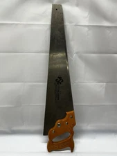 VTG Pennsylvania Saw Corporation No. 191A 8 Point Wood Handle Saw USA Made 26”