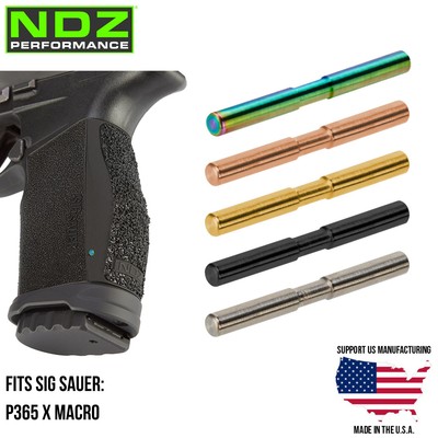 NDZ Sig P365 X Macro Stainless Steel Backstrap Pin PVD Finish | eBay