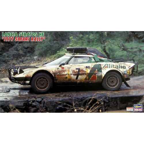 Lancia Stratos Hf N.7 3Rd Safari Rally 1977 S.MUNARI-P.SODANO Kit 1:24 Hasegawa-image