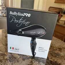 BaBylissPRO Portofino Professional Hair Dryer Nano Titanium Ionic 2000W Black