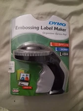 DYMO Embossing Label Maker w/ Three 3/8" 3D Label Tapes | Organizer Xpress Pro