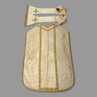Planet In Golden Brocade Fabric And Altar Stole To Wash »