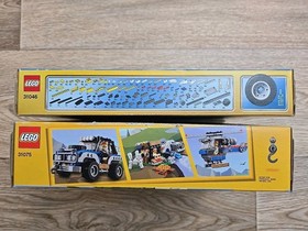 New LEGO Creator 3 in 1 Lot of 2 Sets: 31075 Outback Adventures & 31046 Fast Car