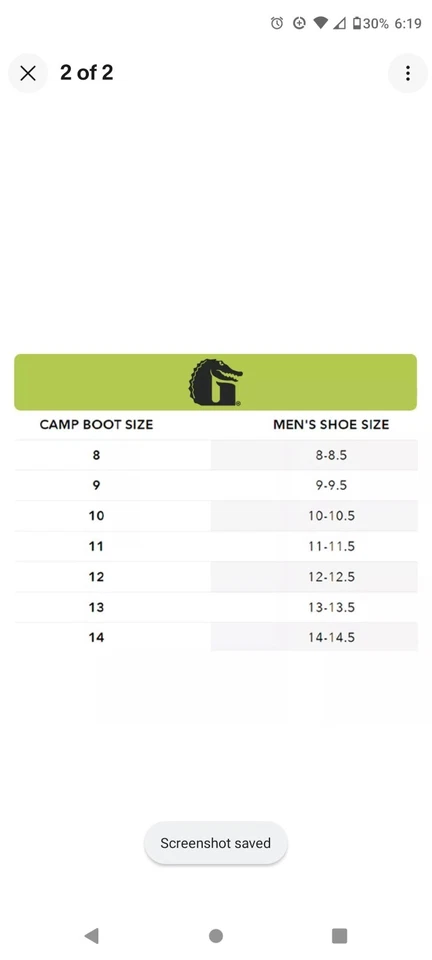 Gator Waders  Deck Boots - Tsunami. Size 10 - Image 4 of 4