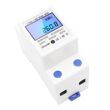 Power Consumption Meter Voltmeter Electricity Monitor Din Rail Voltage