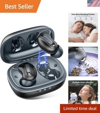 Mini ANC Wireless Sleep Earbuds for Side Sleepers - 48H Playtime, Bluetooth 5.4