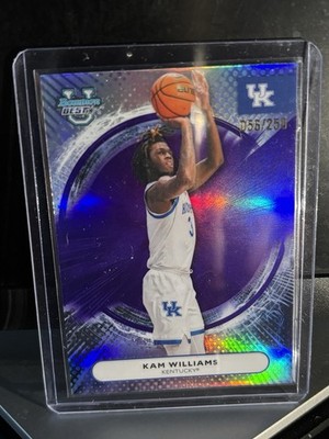 2026 Topps Bowman Best University Purple Refractor Kam Williams /250