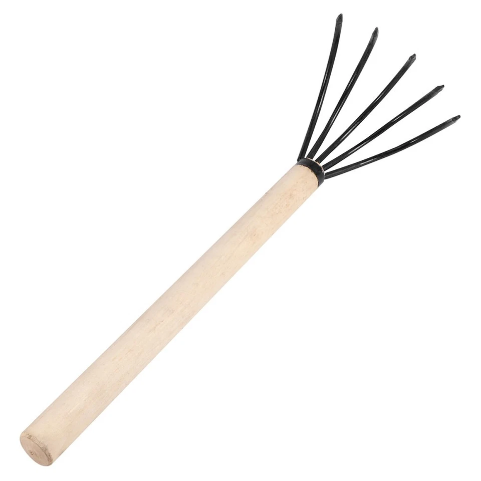  Garden Tool Gardening Rake Gartengerät Gartenharke Klein Gartenrake - Bild 3 von 4