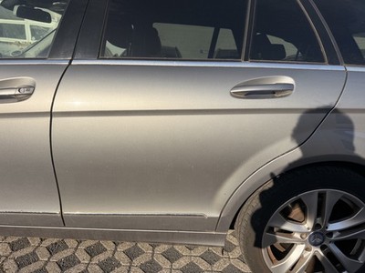 Tür hinten links  Mercedes C-Klasse S204 Mopf  A2047300305 Palladiumsilber 792