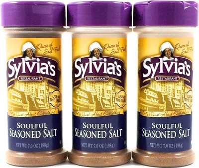 Sylvia S Soulful Seasoned Salt, All-Purpose Seasoning Mix for Steak, Chicken, Ve