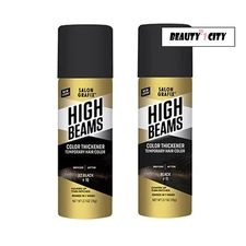 High Beams Color Thickener Temporary Spray-On Hair 2.7 oz ( Jet Black / Black )