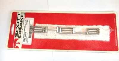 Scott Drake Shelby Trunk Letters - The Y is MISSING - S8MS-16606-S