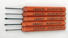 Dockyard Micro Tools 1.5mm Standard Set (5 Pieces) Wood Carving & Sculpting