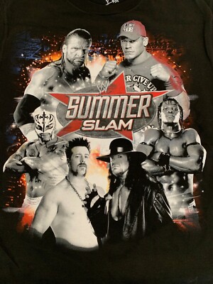 WWE SummerSlam Youth XL Size 14/16 T 
