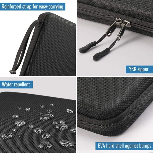 Hard Portfolio Case for 11-inch iPad Pro 11 2022/ iPad Air 5 10.9/iPad 10.2 inch - Picture 5 of 11