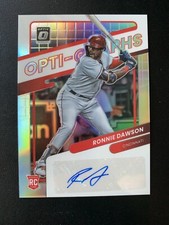 Ronnie Dawson 2022 Optic Optigraph Auto Autograph Holo Prizm RC #OG-RD -Reds