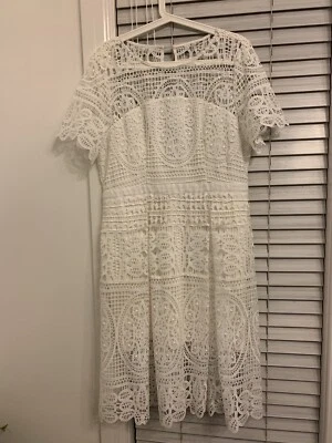portmans white lace dress