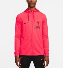 NIKE LIVERPOOL F.C DRI-FIT HOODED MEN'S JACKET (SIZE'S M, L,) NEW