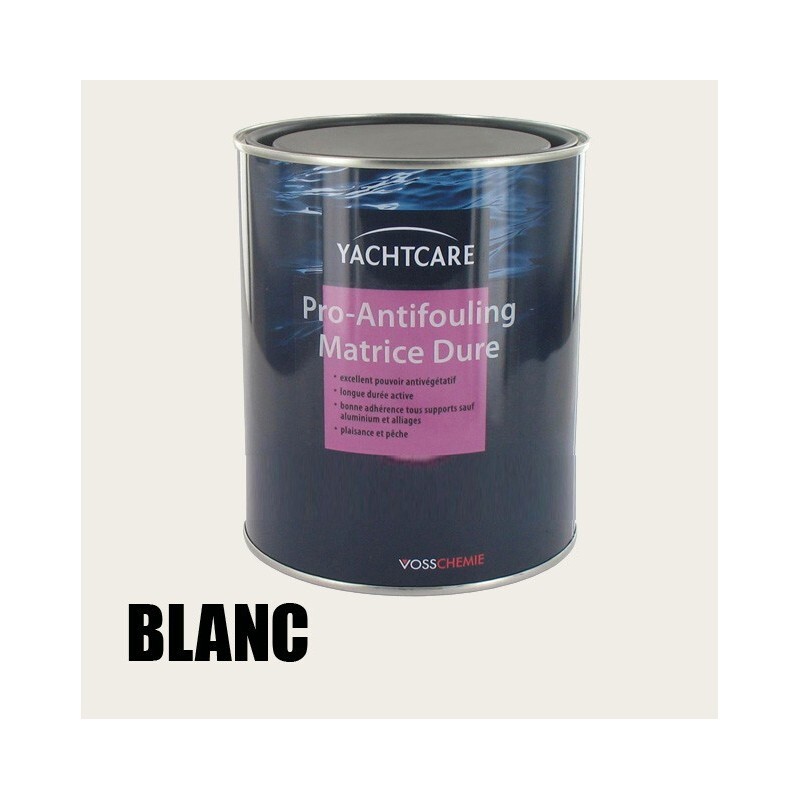 Antifouling matrice dure blanc cassé YACHTCARE PRO 2.5 l pour stopper les algues