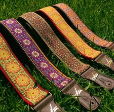 Vtar Floral Psychedelic Collection Vegan Guitar Strap (5 Variations)